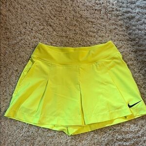 Nike Women's Bright Yellow Skorts